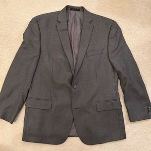 Michael Michael Kors Black White Houndstooth Sports Coat Blazer Size 44R